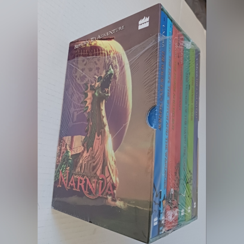 New 2010 Chronicles of Narnia Box Set Books 1-7 C.S. Lewis Harper Collins UK